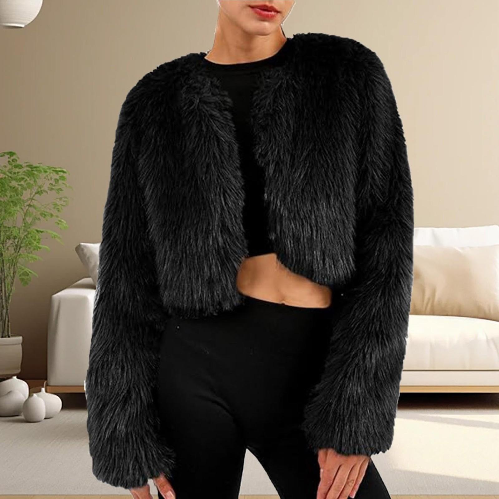 Женское однотонное искусственное длинное пальто без воротника с рукавами и без рукавов размера плюс L чёрный
Женское однотонное искусственное длинное пальто без воротника с рукавами и без рукавов размера плюс L чёрный