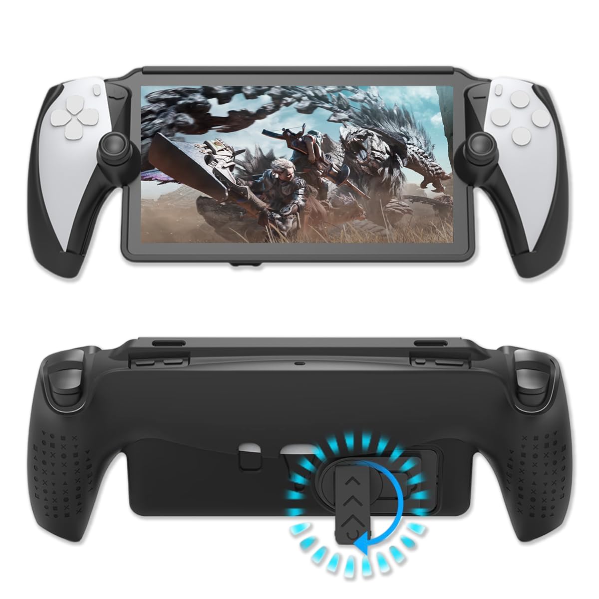 K&SGAMER 2-Way PS Portal/PS5 Remote Player Semi-Hard Cover with Non-Slip Grip and Shock Absorption (Black)
K&SGAMER 2-Way PS Portal/PS5 Remote Player Semi-Hard Cover with Non-Slip Grip and Shock Absorption (Black)