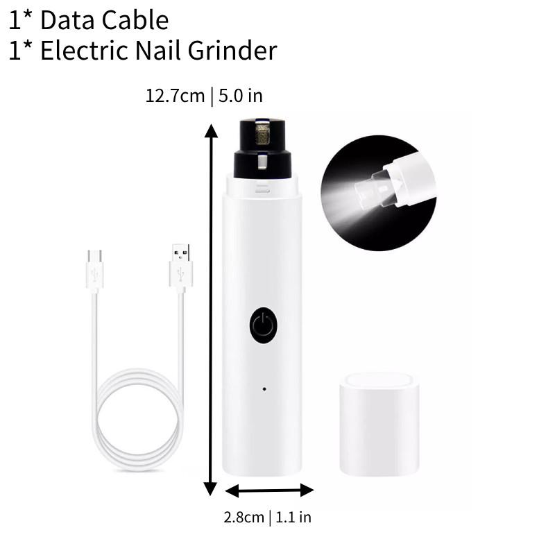 Electric Pet Nail Grinder With Light For Precise Safe Grooming Of Dogs And Cats
Electric Pet Nail Grinder With Light For Precise Safe Grooming Of Dogs And Cats