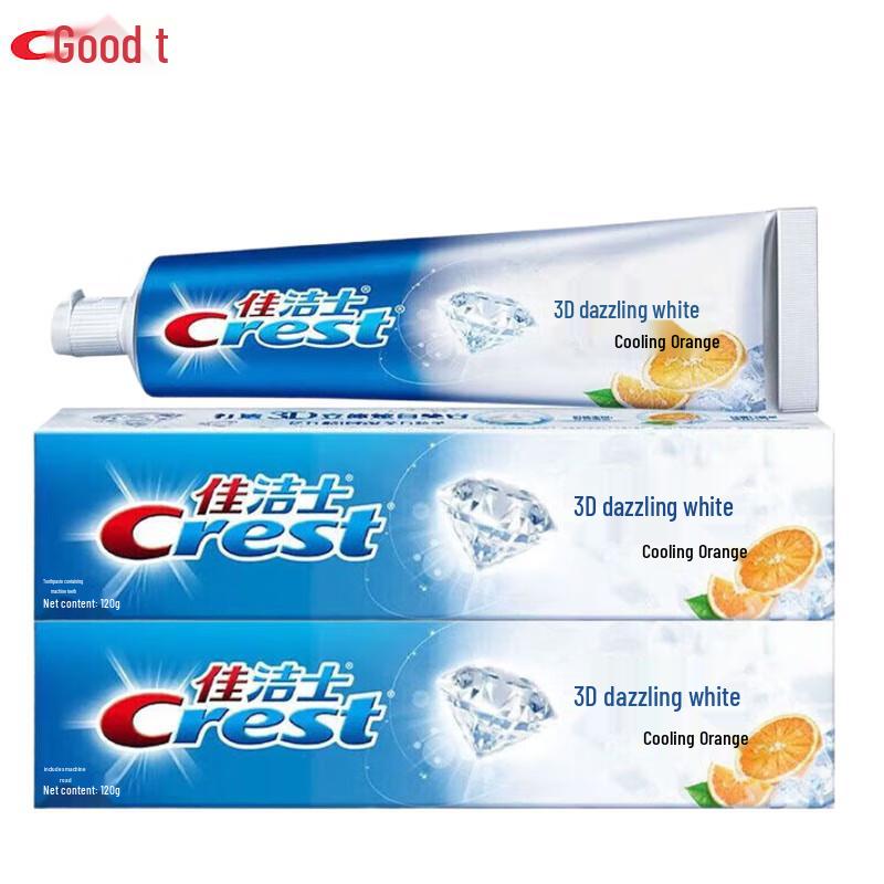 Crest 3D White Invigorating Orange Toothpaste
Crest 3D White Invigorating Orange Toothpaste
