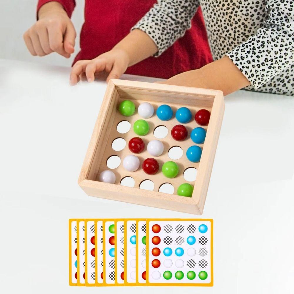 Wooden Bead Color Matching Game Rolling Bead Color Sorting Game Children Kids 1set
Wooden Bead Color Matching Game Rolling Bead Color Sorting Game Children Kids 1set