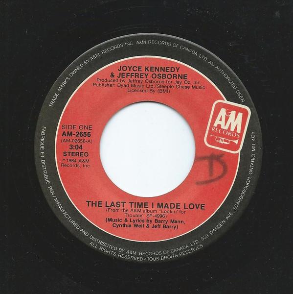 Пластинка 7 дюймов JOYCE KENNEDY JEFFREY OSBORNE The Last Time I Made Love AM2656 AM Records 1984 Канада Танцевальная Электроника Б/у
Пластинка 7 дюймов JOYCE KENNEDY JEFFREY OSBORNE The Last Time I Made Love AM2656 AM Records 1984 Канада Танцевальная Электроника Б/у