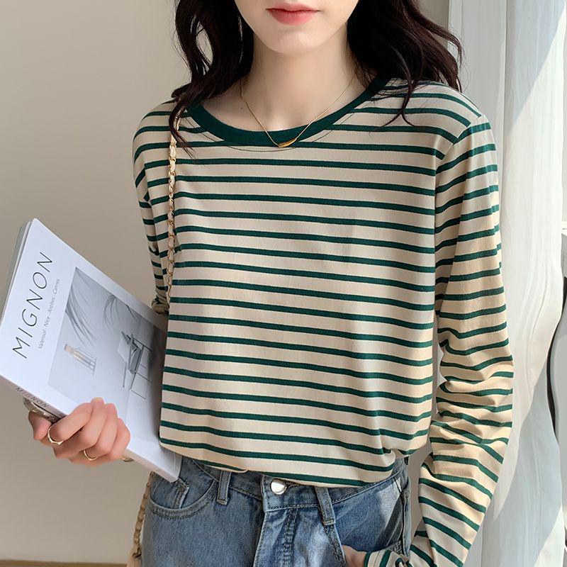2025 Plus Size Women s Striped Loose Long Sleeve Spring T-Shirt - Inner Layer Base Top Extra Large (XL)
2025 Plus Size Women s Striped Loose Long Sleeve Spring T-Shirt - Inner Layer Base Top Extra Large (XL)