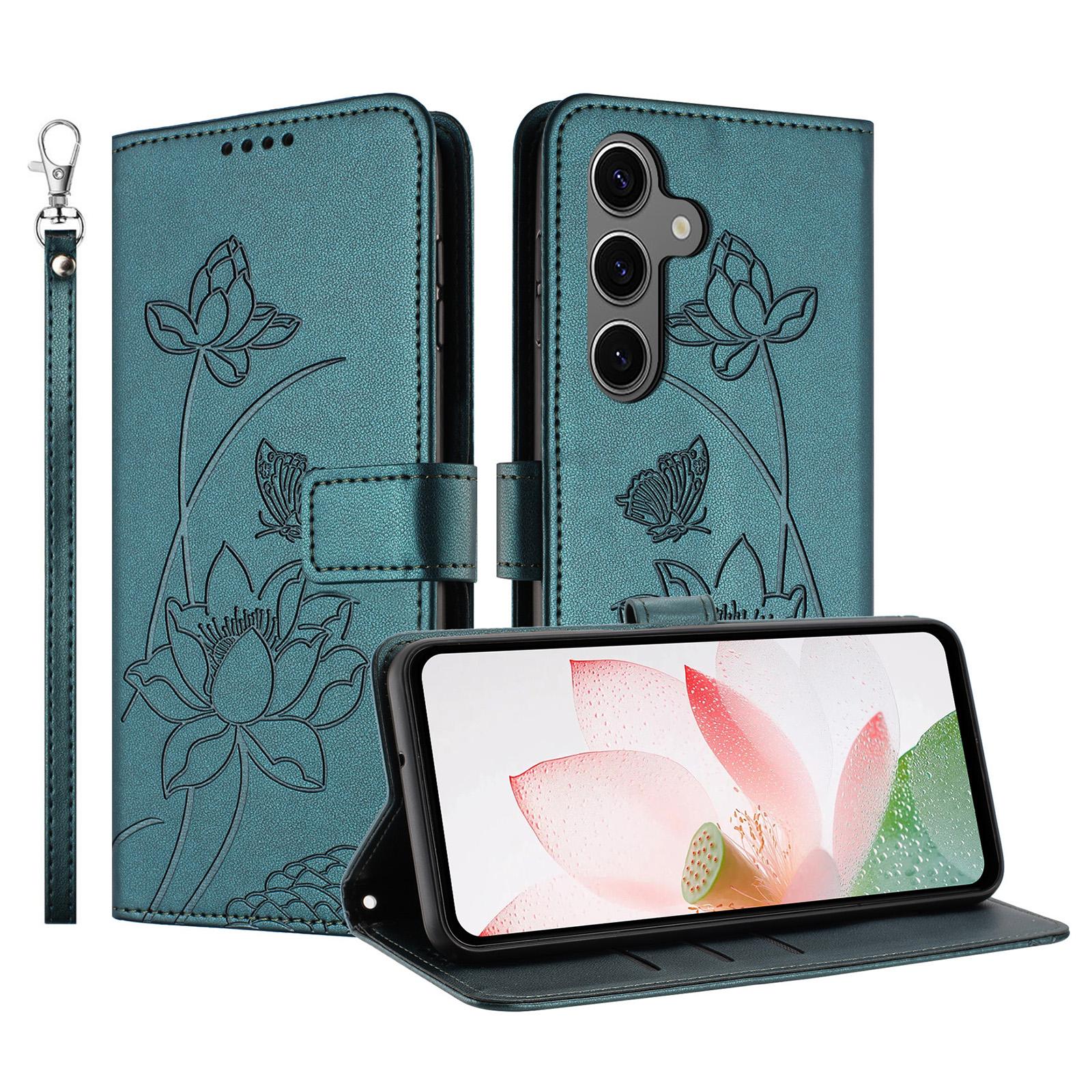 For Samsung Galaxy S26+ Case Wallet Stand Lotus Imprint Leather Phone Cover with Wrist Strap
For Samsung Galaxy S26+ Case Wallet Stand Lotus Imprint Leather Phone Cover with Wrist Strap