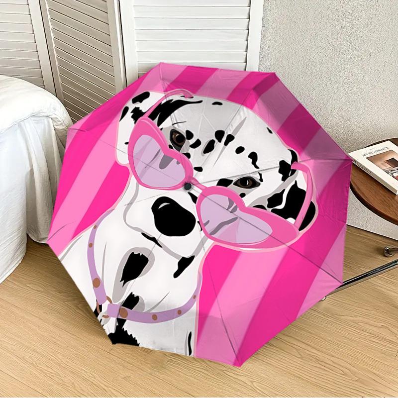 1pc Dalmatian Sunglasses Automatic Folding Umbrella - Portable Collapsible Design, 8-Rib Iron Frame, Playful Design yy251215209
1pc Dalmatian Sunglasses Automatic Folding Umbrella - Portable Collapsible Design, 8-Rib Iron Frame, Playful Design yy251215209