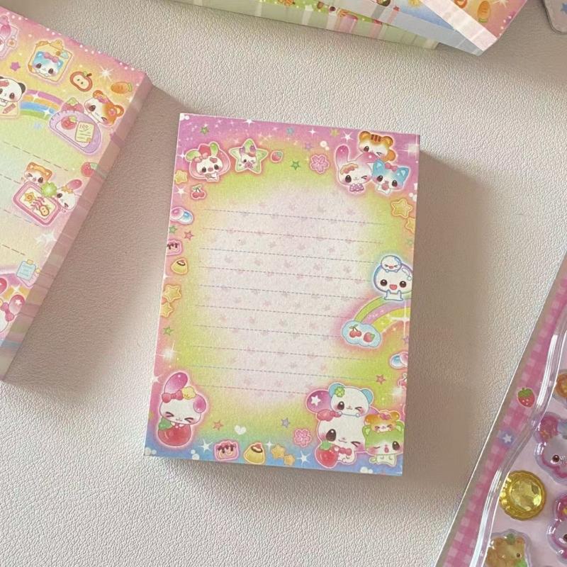 1/4Pcs Kawaii Rainbow Rabbit Bear Memo Pads To Do List Journal Notepad Non Sticky Notebook Stationery DIY Material Paper
1/4Pcs Kawaii Rainbow Rabbit Bear Memo Pads To Do List Journal Notepad Non Sticky Notebook Stationery DIY Material Paper