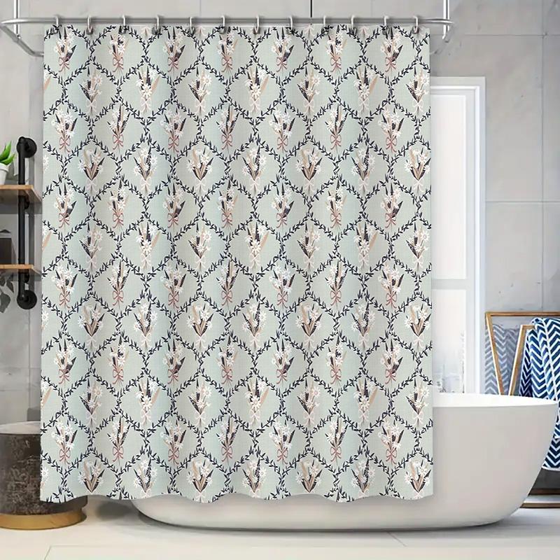 Floral Shower Curtain Botanical Greenery Leaf Pattern Bathroom Decor Vintage Farmhouse Rustic Washable Fabric Shower Liner W60H190(CM)-1 Pcs
Floral Shower Curtain Botanical Greenery Leaf Pattern Bathroom Decor Vintage Farmhouse Rustic Washable Fabric Shower Liner W60H190(CM)-1 Pcs