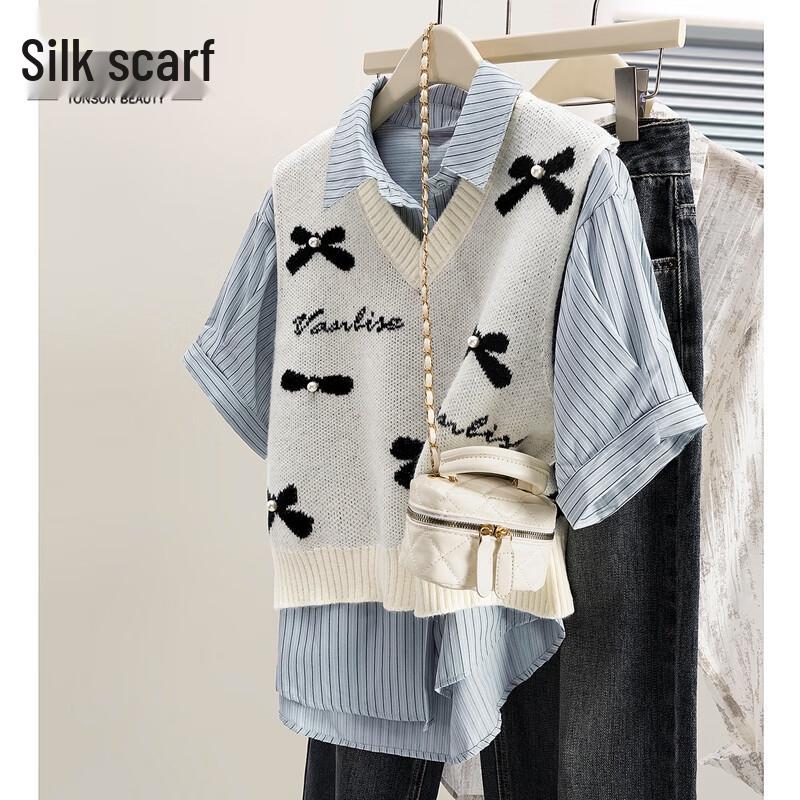 Женский жилет без рукавов Silbaisha с V-образным вырезом и цветными блоками S
Женский жилет без рукавов Silbaisha с V-образным вырезом и цветными блоками S