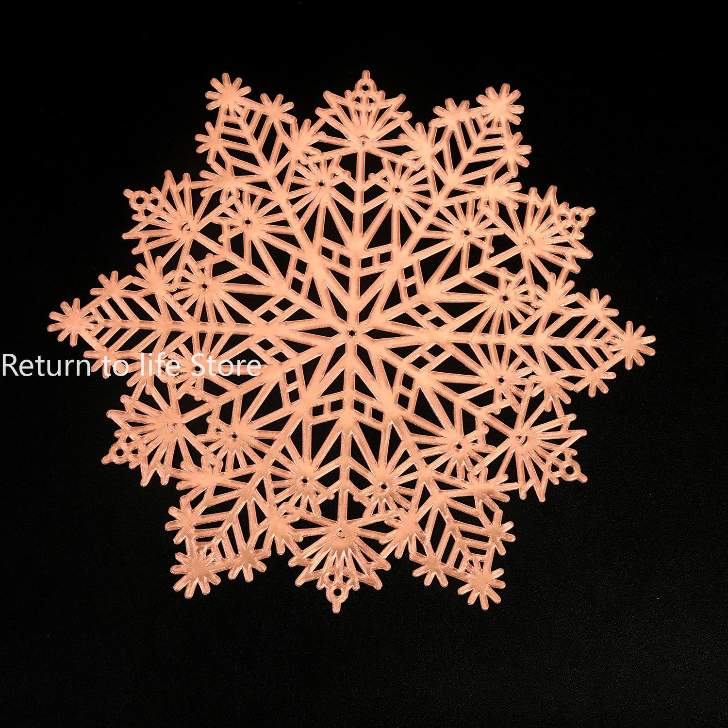 Christmas Non Slip Placemat Table Mat Decorative 2025 New Year Snowflake Cup Coaster Non Slip Hollow Out Design, Easy To Clean 38cm
Christmas Non Slip Placemat Table Mat Decorative 2025 New Year Snowflake Cup Coaster Non Slip Hollow Out Design, Easy To Clean 38cm