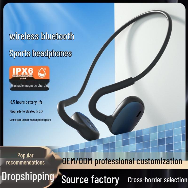 Bluetooth-спортивная гарнитура с воздушной проводимостью: Водонепроницаемый, Потостойкий, Дизайн с ушным крючком, Долгое время работы от аккумулятора
Bluetooth-спортивная гарнитура с воздушной проводимостью: Водонепроницаемый, Потостойкий, Дизайн с ушным крючком, Долгое время работы от аккумулятора