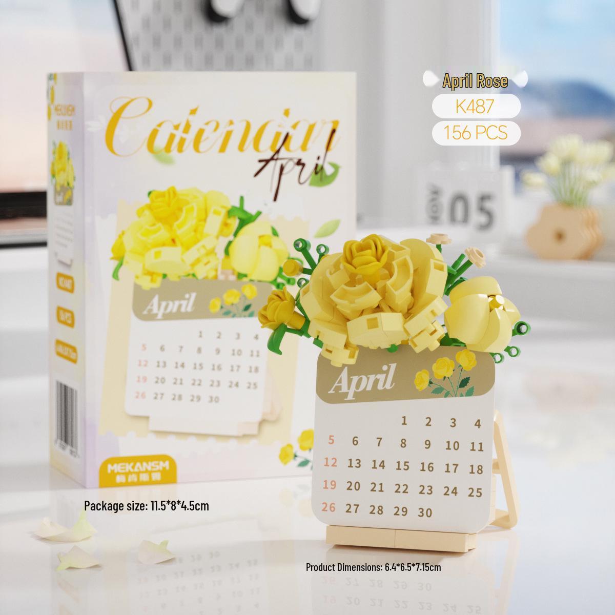 Compatible LEGO Building Blocks Flower Ornament DIY Calendar: Educational Toy for Kids, Handmade December Desktop Decoration Gift
Compatible LEGO Building Blocks Flower Ornament DIY Calendar: Educational Toy for Kids, Handmade December Desktop Decoration Gift