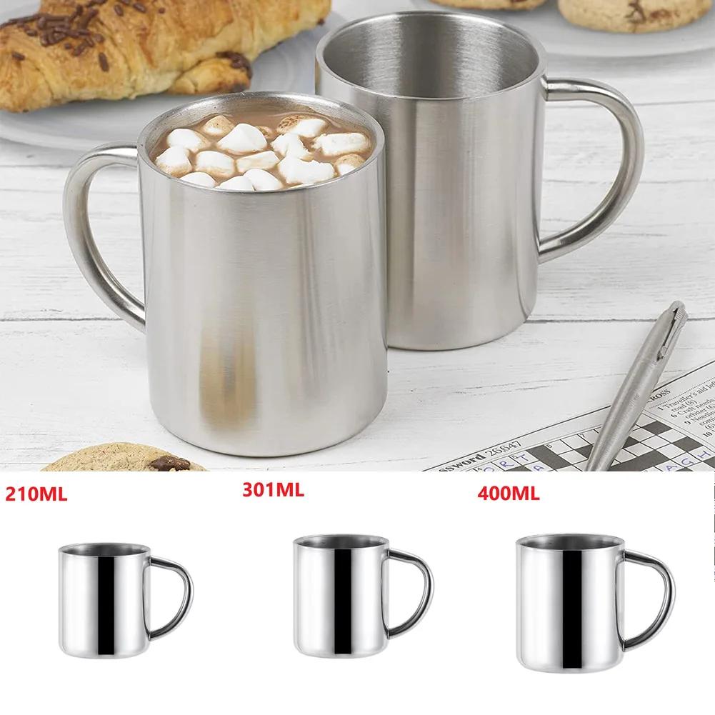 Cup CupCoffee Mug Insulation Milk Safe To Grip Stainless Steel With Handle Without Lid Wine Drinks High Quality 210ML
Cup CupCoffee Mug Insulation Milk Safe To Grip Stainless Steel With Handle Without Lid Wine Drinks High Quality 210ML