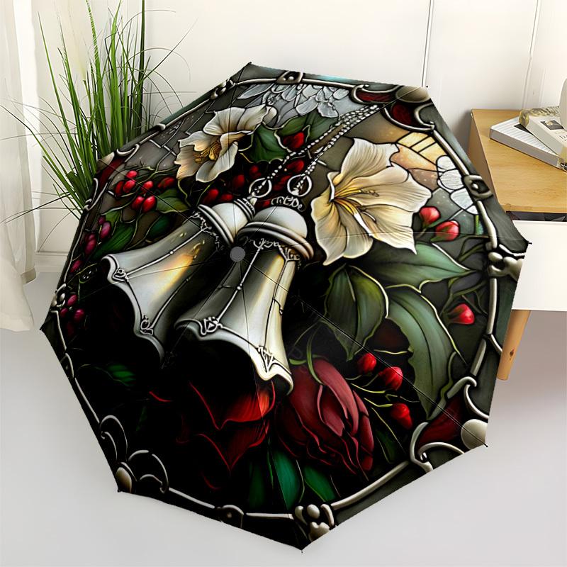 1pc Wedding Bells Automatic Open/Close Umbrella - Portable Collapsible Umbrella with 8-Rib Stability, Fashion Lovers yy251017101
1pc Wedding Bells Automatic Open/Close Umbrella - Portable Collapsible Umbrella with 8-Rib Stability, Fashion Lovers yy251017101