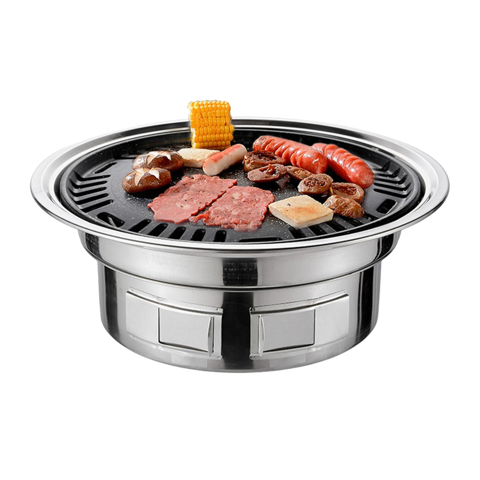 13Inch Korean BBQ Grill Multifunctional Charcoal Barbecue Grill Round Camping Stove Tabletop Smoker Grilled Net&Tray білий
13Inch Korean BBQ Grill Multifunctional Charcoal Barbecue Grill Round Camping Stove Tabletop Smoker Grilled Net&Tray білий