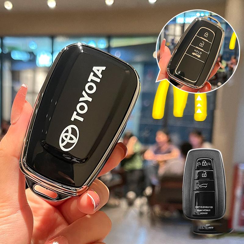 TPU Car Key Case Cover all-inclusive Shell For Toyota Corolla Hybrid 2021 Rav4 Land Cruiser Prado Camry Highlander Prius C-HR
TPU Car Key Case Cover all-inclusive Shell For Toyota Corolla Hybrid 2021 Rav4 Land Cruiser Prado Camry Highlander Prius C-HR