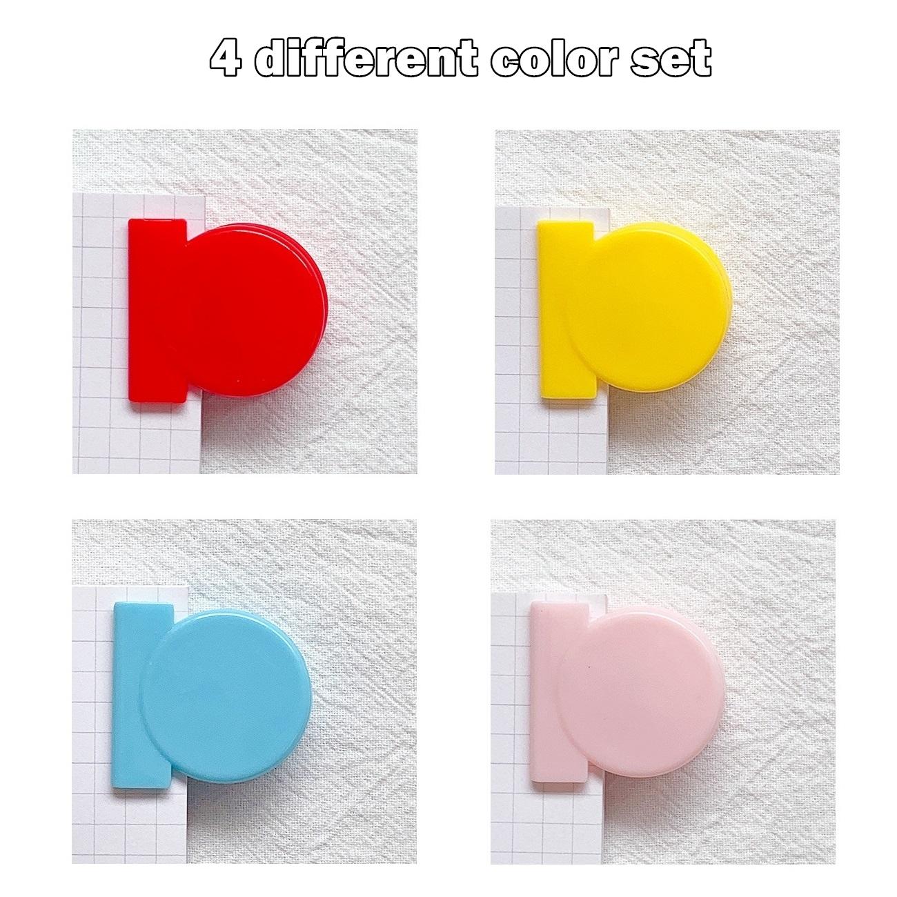 4 шт. круглые мини-скрепки набор ярких цветов 3 см держатель зажим для переплета файлов документов офисный переплет
4 шт. круглые мини-скрепки набор ярких цветов 3 см держатель зажим для переплета файлов документов офисный переплет