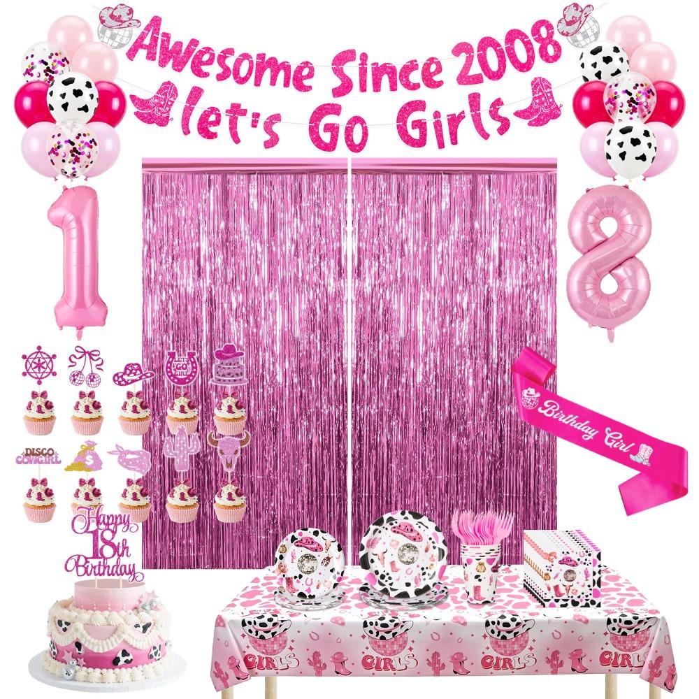 18 Years Old 18 Birthday Decorations Western Themed Birthday Cupcake Toppers for Girl 18th birthday
18 Years Old 18 Birthday Decorations Western Themed Birthday Cupcake Toppers for Girl 18th birthday