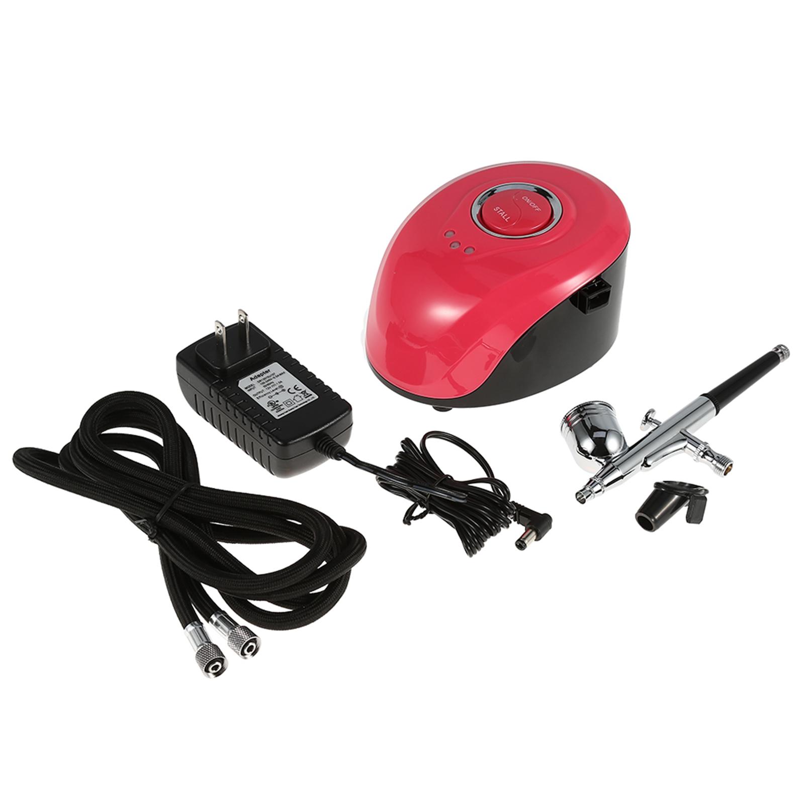 2Colors воздушный компрессор татуировка макияж ногтей спрей художественный пистолет комплект мини регулируемый инструмент для покраски pink
2Colors воздушный компрессор татуировка макияж ногтей спрей художественный пистолет комплект мини регулируемый инструмент для покраски pink