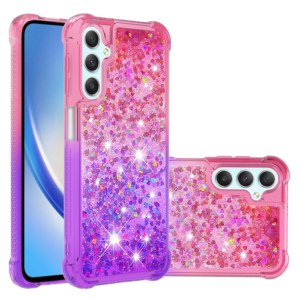 For Samsung Galaxy A24 4G (162.1 x 77.6 x 8.3mm) TPU Case Gradient Quicksand Phone Back Cover Purple+Sky Blue
For Samsung Galaxy A24 4G (162.1 x 77.6 x 8.3mm) TPU Case Gradient Quicksand Phone Back Cover Purple+Sky Blue