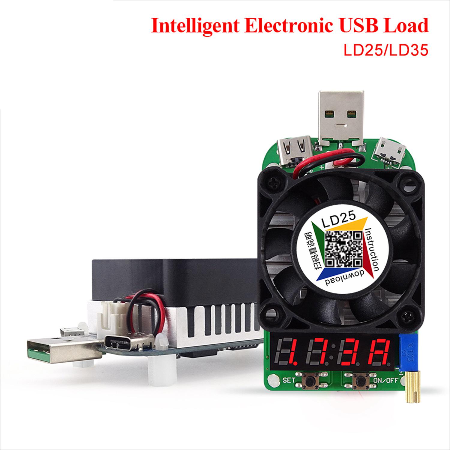 ABUL-Electronic Load Resistor Usb Interface Discharge Battery Test Led Display Fan Adjustable Current Voltage 25W/35W
ABUL-Electronic Load Resistor Usb Interface Discharge Battery Test Led Display Fan Adjustable Current Voltage 25W/35W
