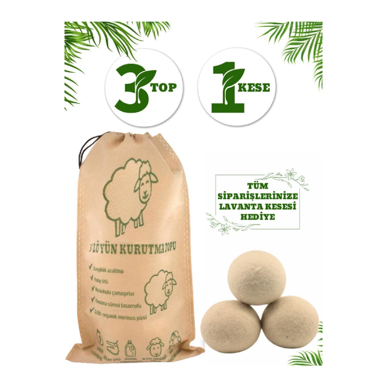 3-piece Wool Dryer Ball Natural Fabric Softener - Felt Dryer Balls - Anti-wrinkle
3-piece Wool Dryer Ball Natural Fabric Softener - Felt Dryer Balls - Anti-wrinkle