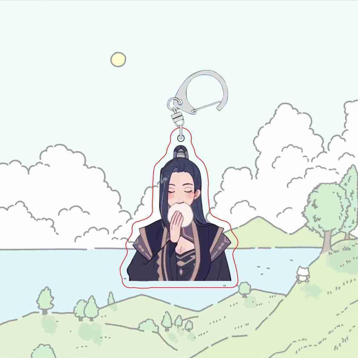 Anime Tian Guan Ci Fu Keychain Hua Cheng Xie Lian Cosplay Cute Bag Pendant Cartoon Car Keyring Heaven Official’s Blessing 6CM 6 cm
Anime Tian Guan Ci Fu Keychain Hua Cheng Xie Lian Cosplay Cute Bag Pendant Cartoon Car Keyring Heaven Official’s Blessing 6CM 6 cm