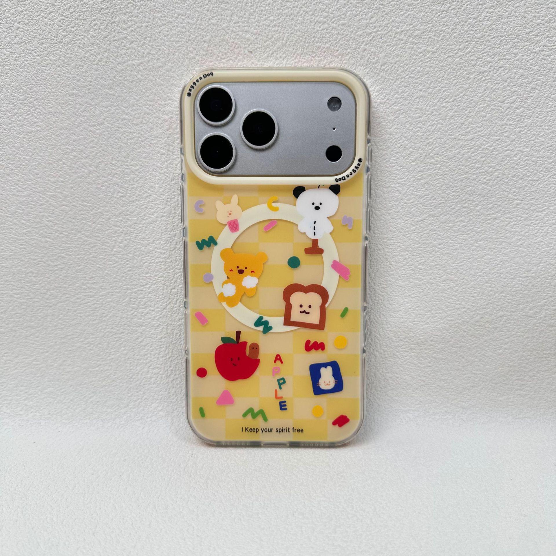 Trendy Oxygen MagSafe Cartoon Animal Phone Case for iPhone 17 Pro Max - Drop-proof Design iPhone 17 Pro Max
Trendy Oxygen MagSafe Cartoon Animal Phone Case for iPhone 17 Pro Max - Drop-proof Design iPhone 17 Pro Max