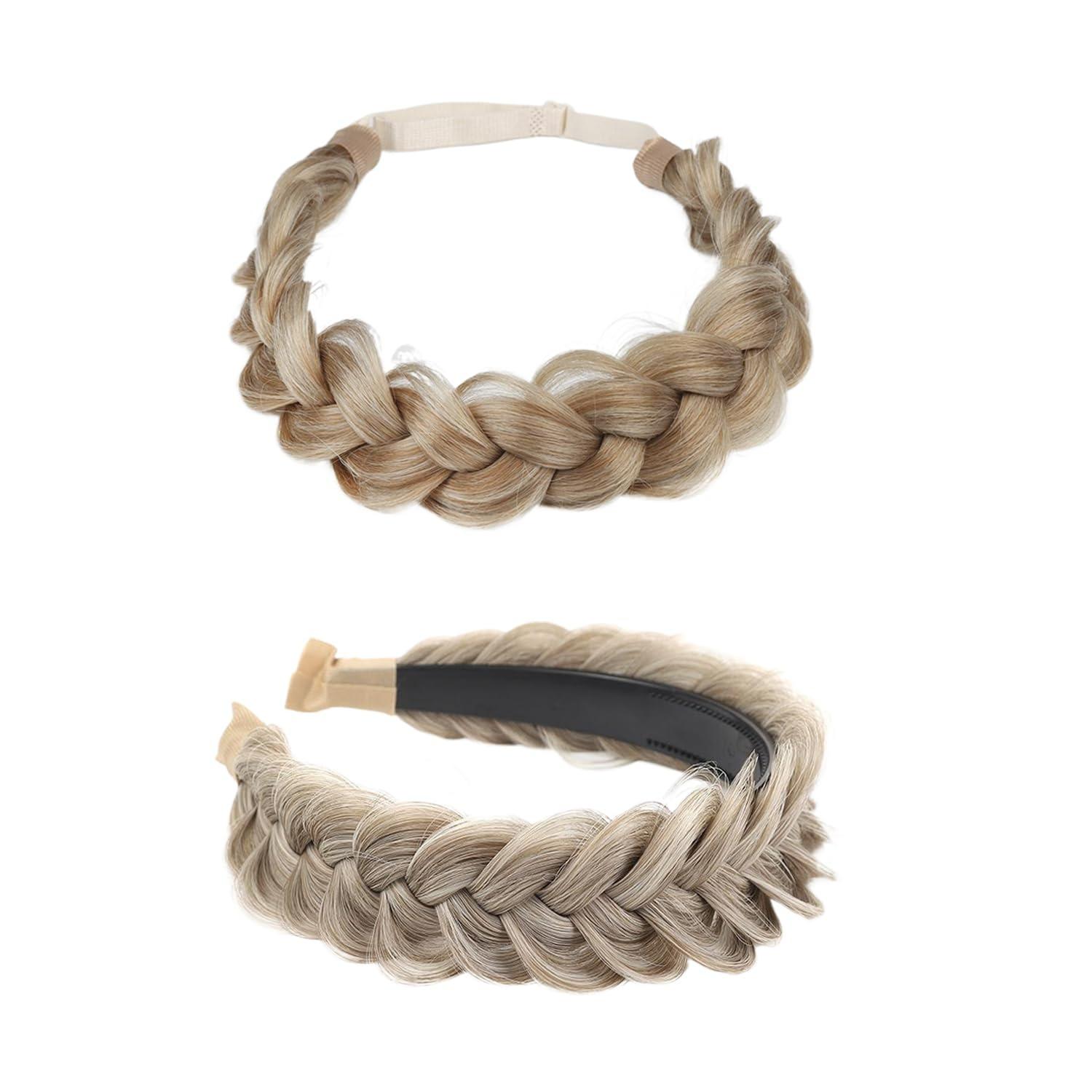 2Pcs Braided Headbands for Women Elastic Stretch Hair Band Synthetic Hair Hoops Chunky Fishtail Braided Hairpiece Wide Headwrap золотий
2Pcs Braided Headbands for Women Elastic Stretch Hair Band Synthetic Hair Hoops Chunky Fishtail Braided Hairpiece Wide Headwrap золотий