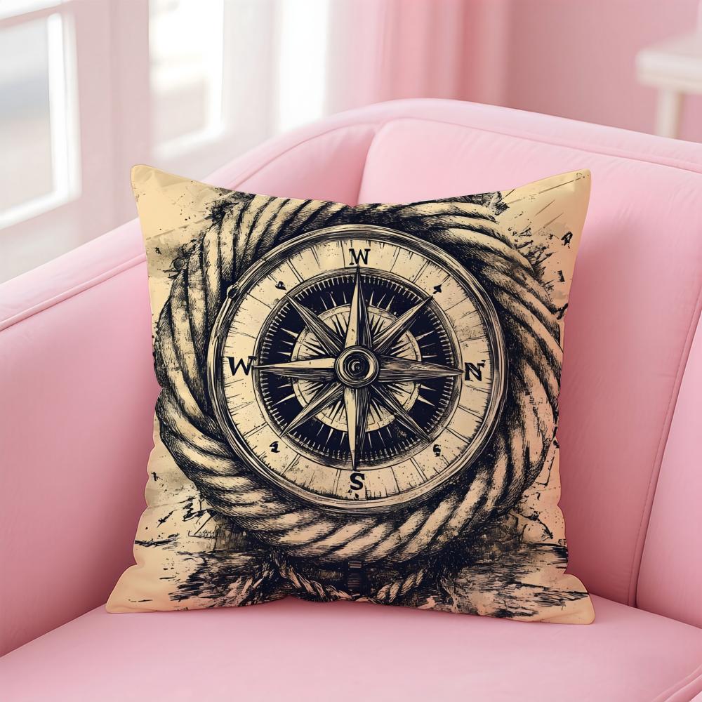 Ocean Blue Compass with Anchor Cushion Cover Pillow Case Soft Skin Friendly Fabric Concealed Zipper 30X30cm
Ocean Blue Compass with Anchor Cushion Cover Pillow Case Soft Skin Friendly Fabric Concealed Zipper 30X30cm