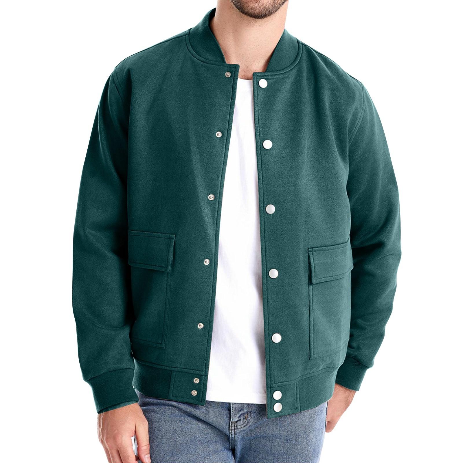 Чоловіча зимова бейсбольна куртка. Чоловіче замшеве повсякденне трендове пальто з кишенями XL зелений
Чоловіча зимова бейсбольна куртка. Чоловіче замшеве повсякденне трендове пальто з кишенями XL зелений