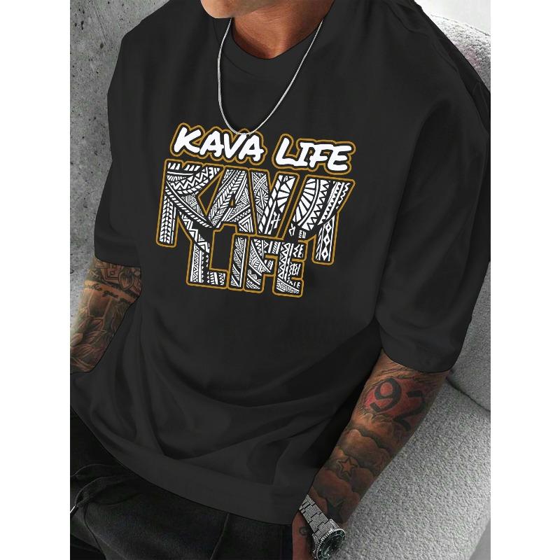 European sizes Men S Outdoor Casual Short-Sleeve T-Shirt with Kawa Lifestyle Graphic And Letter Print 4XL чорний
European sizes Men S Outdoor Casual Short-Sleeve T-Shirt with Kawa Lifestyle Graphic And Letter Print 4XL чорний