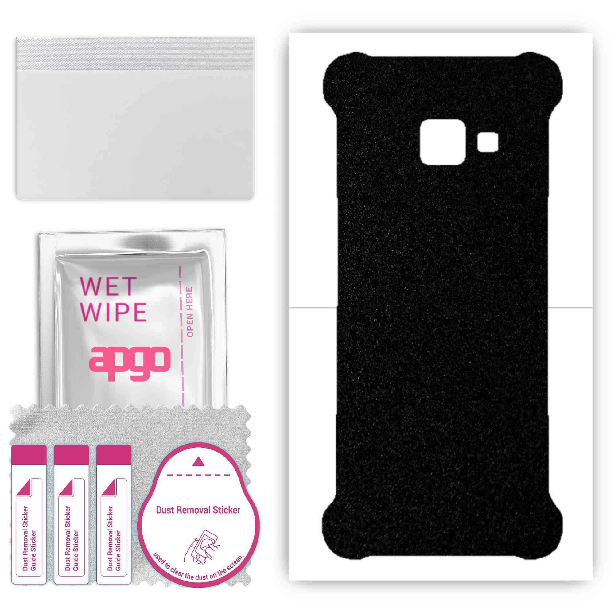 apgo Protective Skin Sticker for the back compatible with Samsung Galaxy Xcover 4, Wrap Film, Foil, Vinyl - Pattern Matte Black
apgo Protective Skin Sticker for the back compatible with Samsung Galaxy Xcover 4, Wrap Film, Foil, Vinyl - Pattern Matte Black