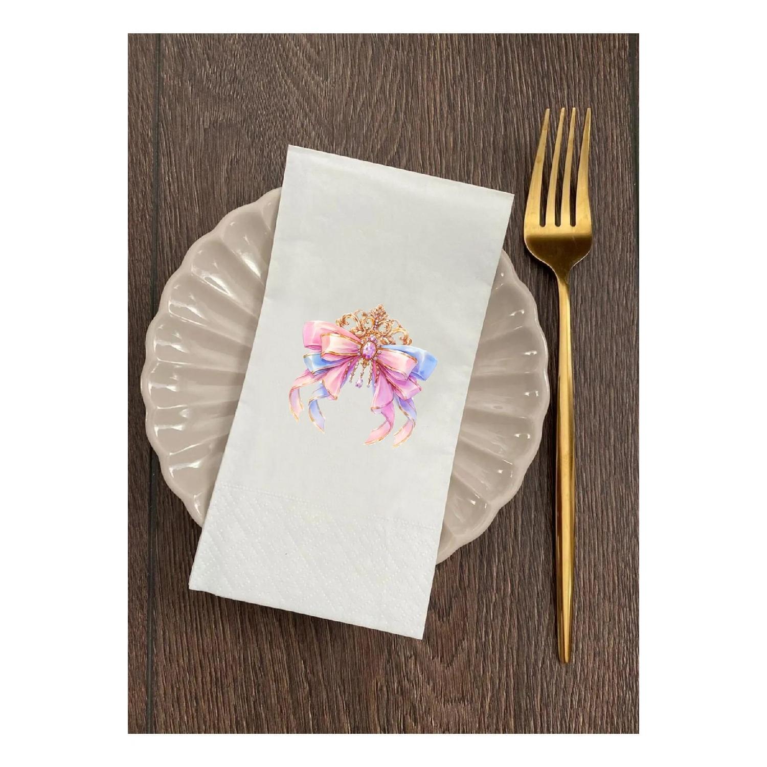 Romantic Ribbon Bow Printed Presentation Napkin Romantic Bow Napkins 0013 20 Pieces
Romantic Ribbon Bow Printed Presentation Napkin Romantic Bow Napkins 0013 20 Pieces