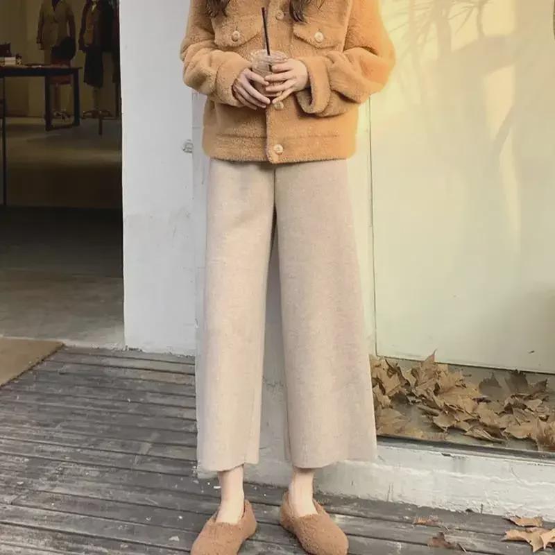 Women s Loose Woolen Wide-Leg Pants - Nine-Point Length, Autumn/Winter, Casual Drape, Small Size, All-Match, Grandma Style M
Women s Loose Woolen Wide-Leg Pants - Nine-Point Length, Autumn/Winter, Casual Drape, Small Size, All-Match, Grandma Style M