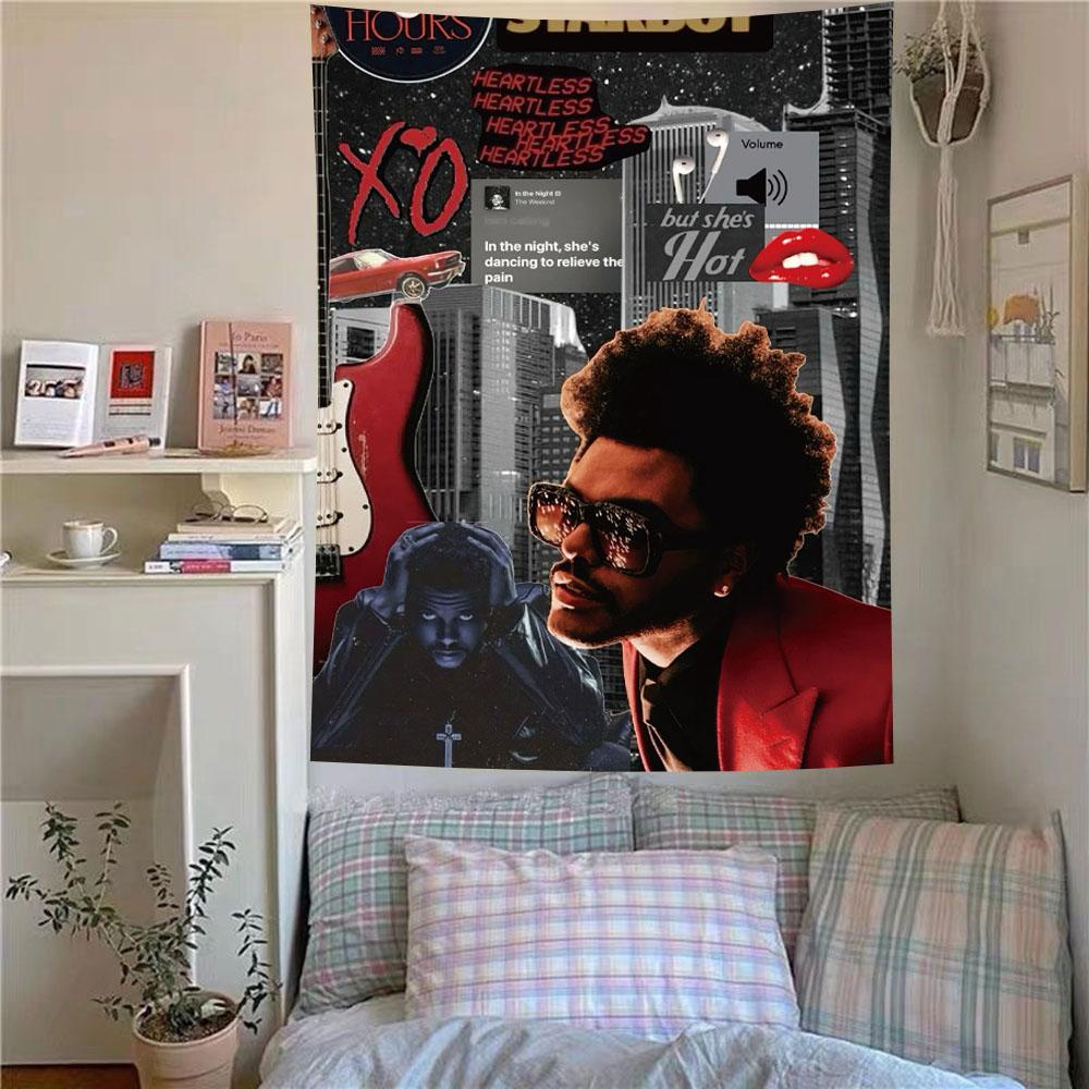 The Weeknd Themed Poster Tapestry Fan Support Wall Hanging for Party Aesthetic Background Cloth for Bedroom Wall Decor Fans Gift 74x94cm(29x37in)
The Weeknd Themed Poster Tapestry Fan Support Wall Hanging for Party Aesthetic Background Cloth for Bedroom Wall Decor Fans Gift 74x94cm(29x37in)