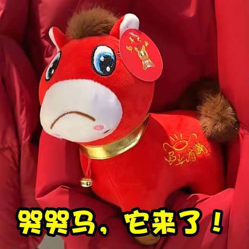 Happy Crying & Happy Horse Plush Kit - Zodiac Year Mascot, Office Desk Decor Emo Emotional Support Plush-Filled Animal Plaything Pair Present 20 cm
Happy Crying & Happy Horse Plush Kit - Zodiac Year Mascot, Office Desk Decor Emo Emotional Support Plush-Filled Animal Plaything Pair Present 20 cm