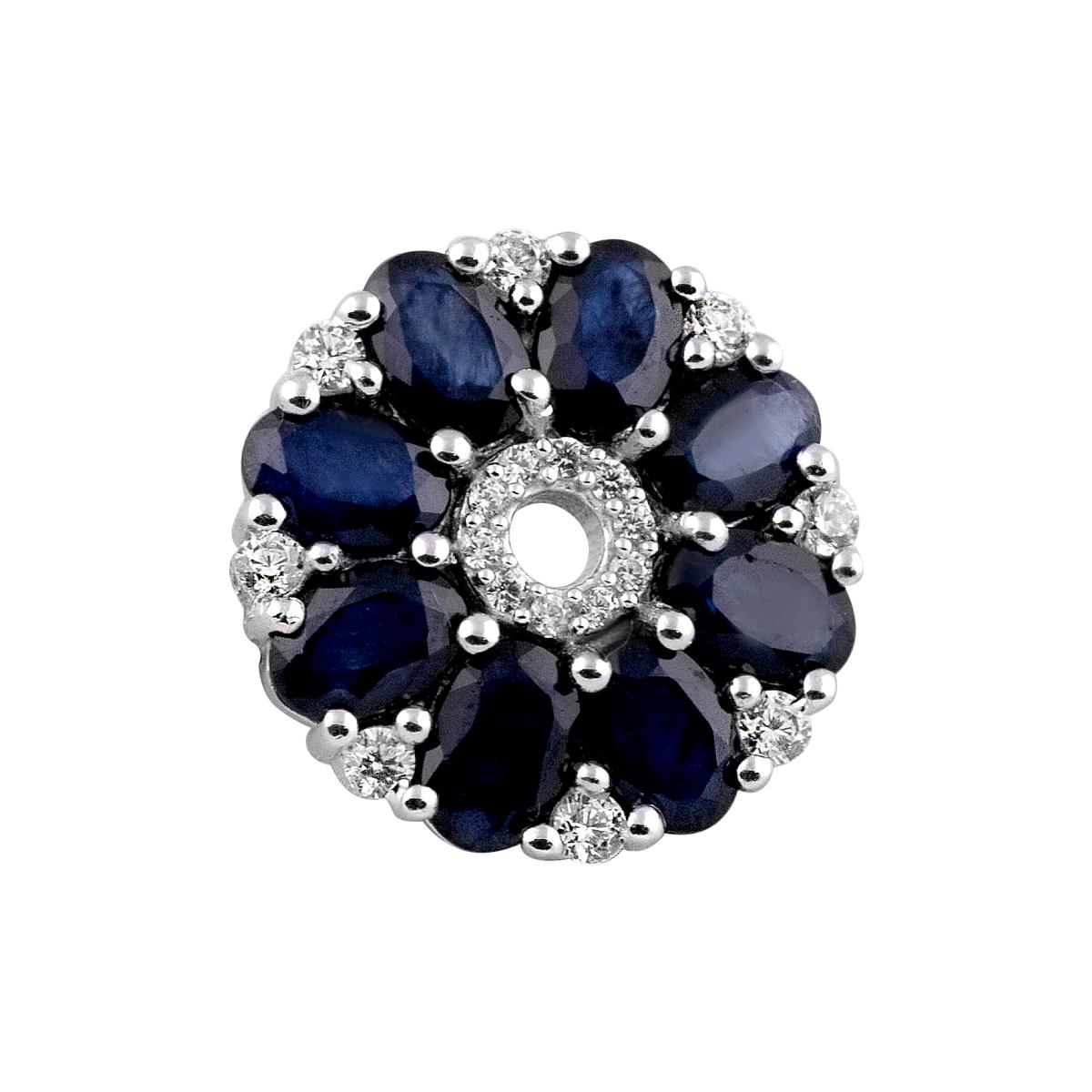 Срібна брошка з натуральним сапфіром 5.548ct (2106494)
Срібна брошка з натуральним сапфіром 5.548ct (2106494)