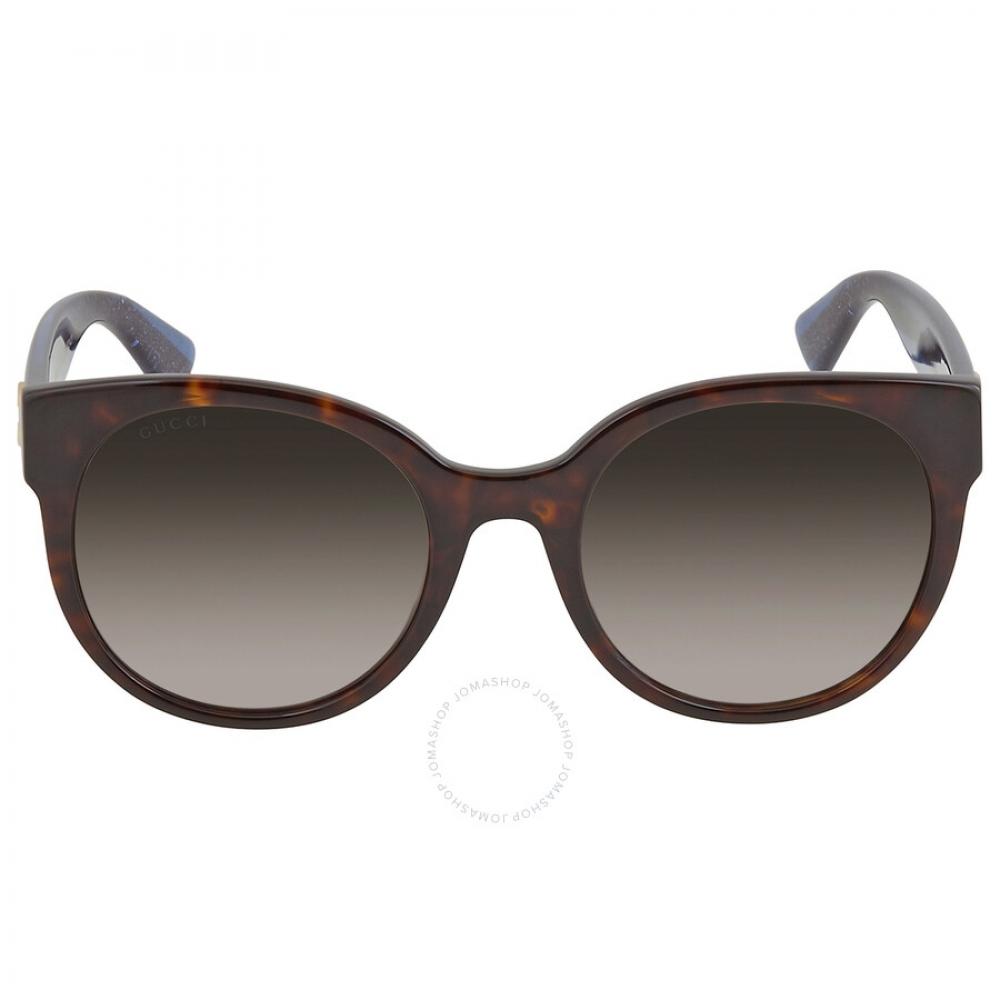 Gucci Коричневые круглые женские солнцезащитные очки с градиентом GG0035SN 004 54
Gucci Коричневые круглые женские солнцезащитные очки с градиентом GG0035SN 004 54
