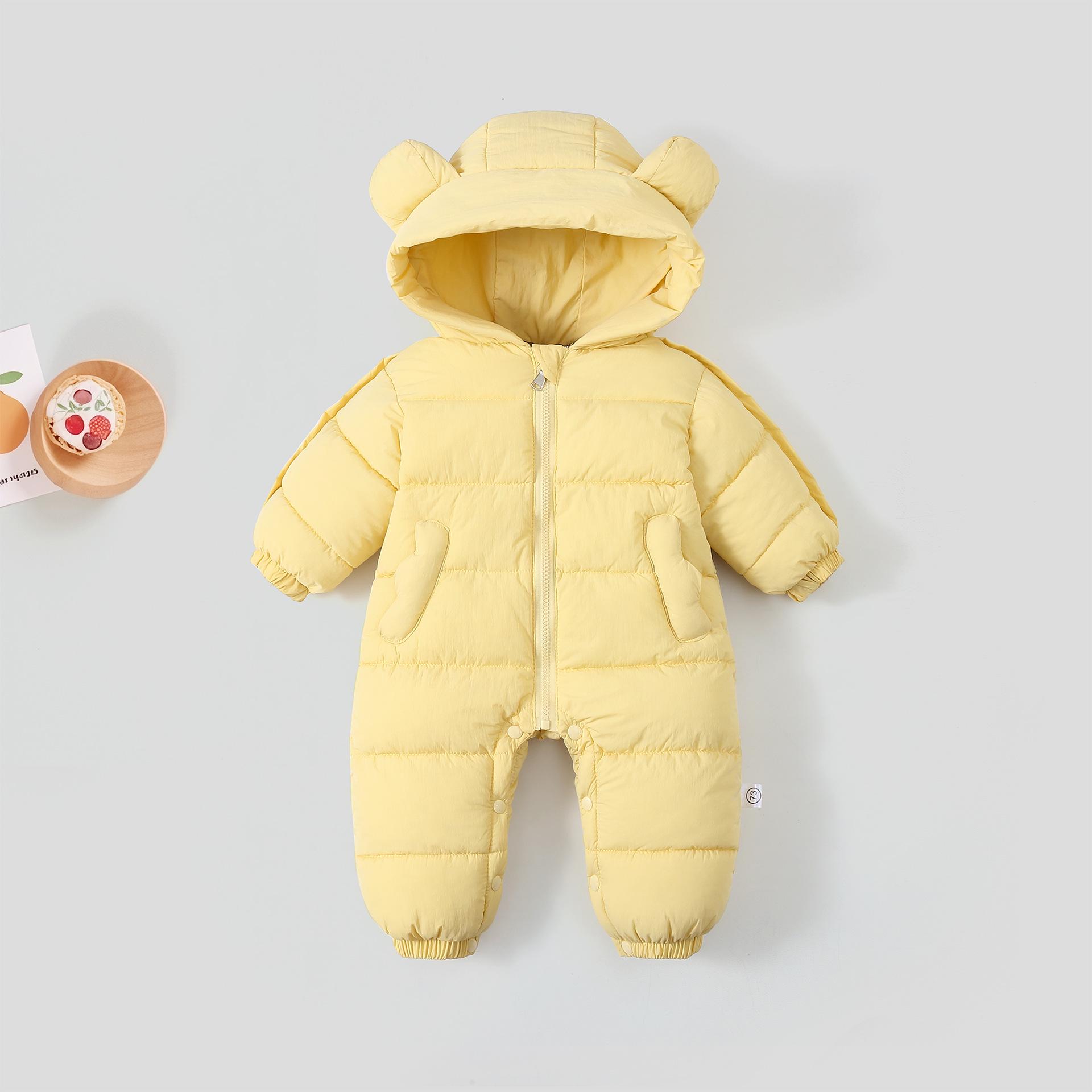 Winter Baby Romper - Thick, Short-Sleeve, Hooded, Cute Cotton Outfit for Boys & Girls 100 cm
Winter Baby Romper - Thick, Short-Sleeve, Hooded, Cute Cotton Outfit for Boys & Girls 100 cm