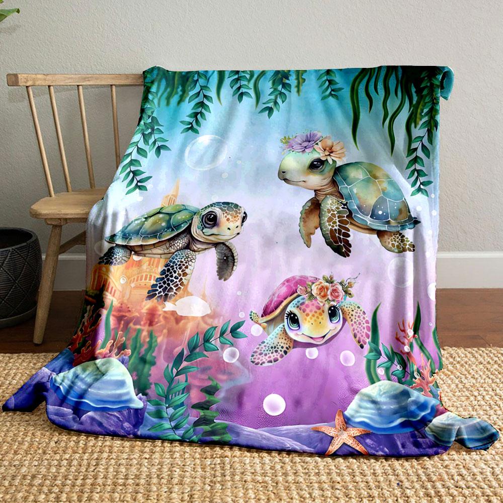 Cartoon Marine Turtle Underwater Scene Flannel Blanket bedroom Blanket for Livingroom Couch lunch break Soft throw for Friend s festival Gift 80cm x 120cm
Cartoon Marine Turtle Underwater Scene Flannel Blanket bedroom Blanket for Livingroom Couch lunch break Soft throw for Friend s festival Gift 80cm x 120cm