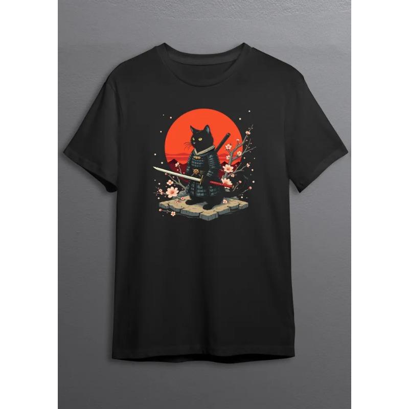 Summer Round Neck Warrior Cat Printed Top Fashionable Casual Pure Cotton Short Sleeved Men s T-shirt S
Summer Round Neck Warrior Cat Printed Top Fashionable Casual Pure Cotton Short Sleeved Men s T-shirt S