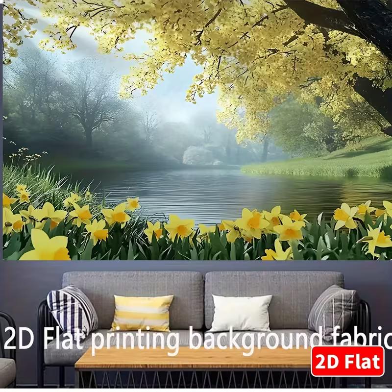 2D Peaceful Nature Scene Background for Meditation and Relaxation Spaces 47.2x31.5inch/120*80cm
2D Peaceful Nature Scene Background for Meditation and Relaxation Spaces 47.2x31.5inch/120*80cm