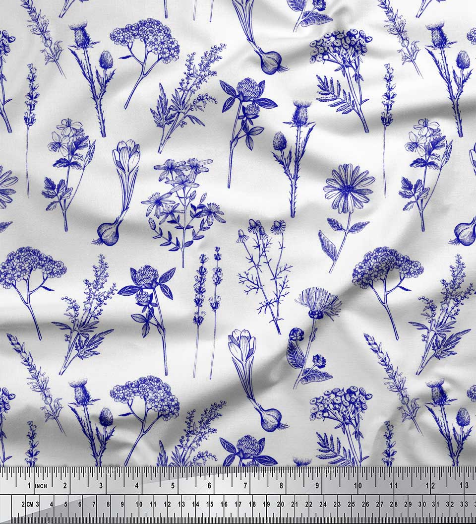 Soimoi Blue Japan Crepe Satin Ткань с цветочным принтом листьев и примулы на метр 42 дюйма 42 Inch Wide - Cotton Voile синий
Soimoi Blue Japan Crepe Satin Ткань с цветочным принтом листьев и примулы на метр 42 дюйма 42 Inch Wide - Cotton Voile синий