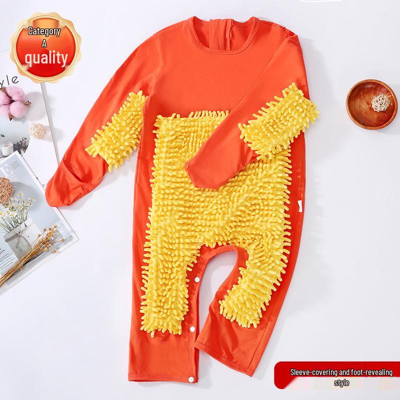 Універсальний костюм-повзунок для немовлят Герой-швабра : Плюшевий комбінезон із захистом від плям для осені та зими для прибирання підлоги 80 cm
Універсальний костюм-повзунок для немовлят Герой-швабра : Плюшевий комбінезон із захистом від плям для осені та зими для прибирання підлоги 80 cm