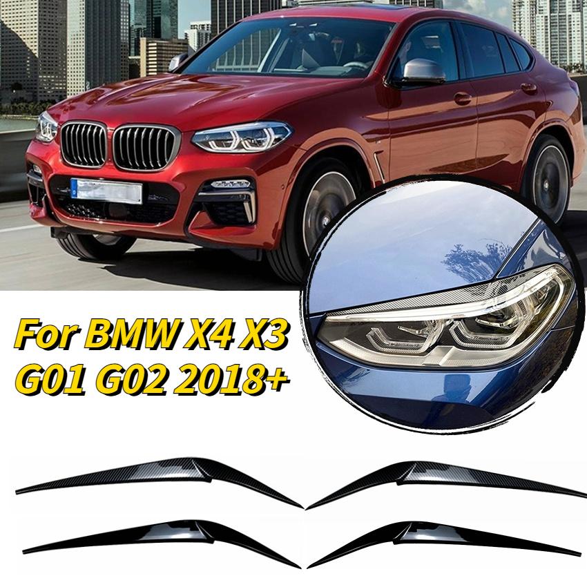 For BMW X4 X3 G01 G02 2018 2pcs Gloss Black Headlight Eyebrows Car Headlight Eyelids Lids ABS Plastic
For BMW X4 X3 G01 G02 2018 2pcs Gloss Black Headlight Eyebrows Car Headlight Eyelids Lids ABS Plastic