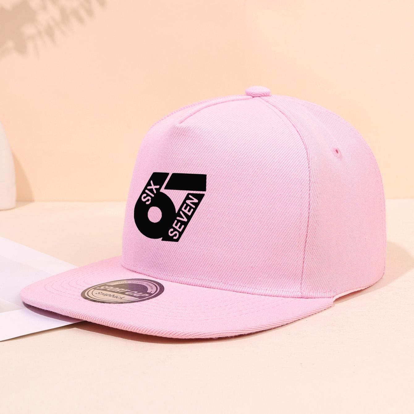 1PC 67 standard flat edged baseball cap, fashionable and explosive street style, fashionable accessories розовый
1PC 67 standard flat edged baseball cap, fashionable and explosive street style, fashionable accessories розовый