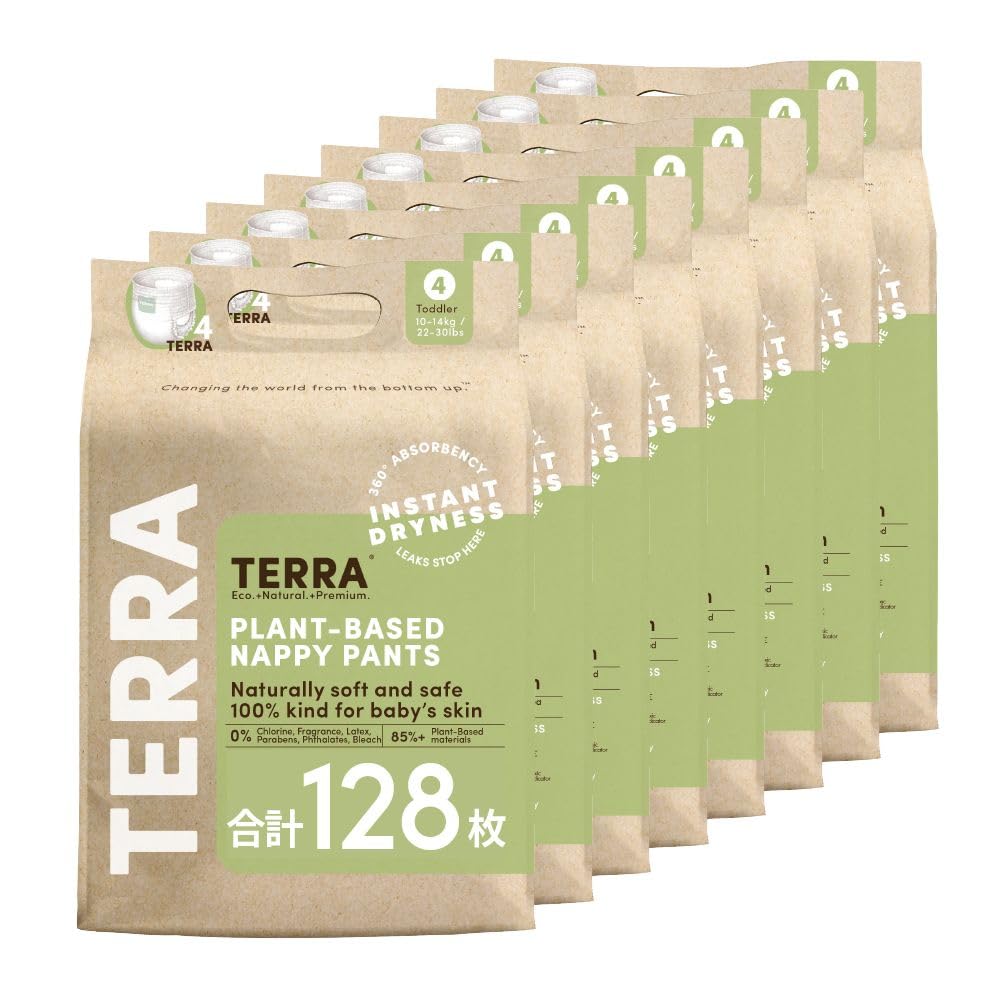 TERRA 128 штук x 8 шт. Super For Going Sensitive Touch and Catch Pants Toddler Peader Pead, (16 шт. в упаковке), Впитывающий, приятный для кожи подгузник, белый
TERRA 128 штук x 8 шт. Super For Going Sensitive Touch and Catch Pants Toddler Peader Pead, (16 шт. в упаковке), Впитывающий, приятный для кожи подгузник, белый
