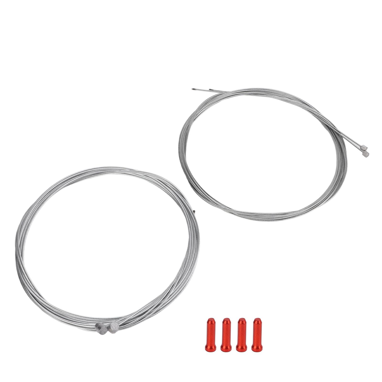 Комплект тросов переключателя и тормозных тросов для велосипеда с наконечниками для горного и шоссейного велосипеда
Комплект тросов переключателя и тормозных тросов для велосипеда с наконечниками для горного и шоссейного велосипеда