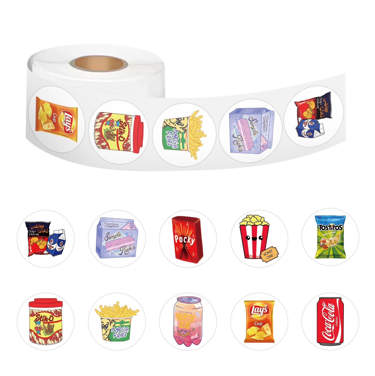 500-Sheet Cartoon Snack Washi Tape Stickers for Scrapbooking, DIY Notebooks, and Kids Stationery.
500-Sheet Cartoon Snack Washi Tape Stickers for Scrapbooking, DIY Notebooks, and Kids Stationery.
