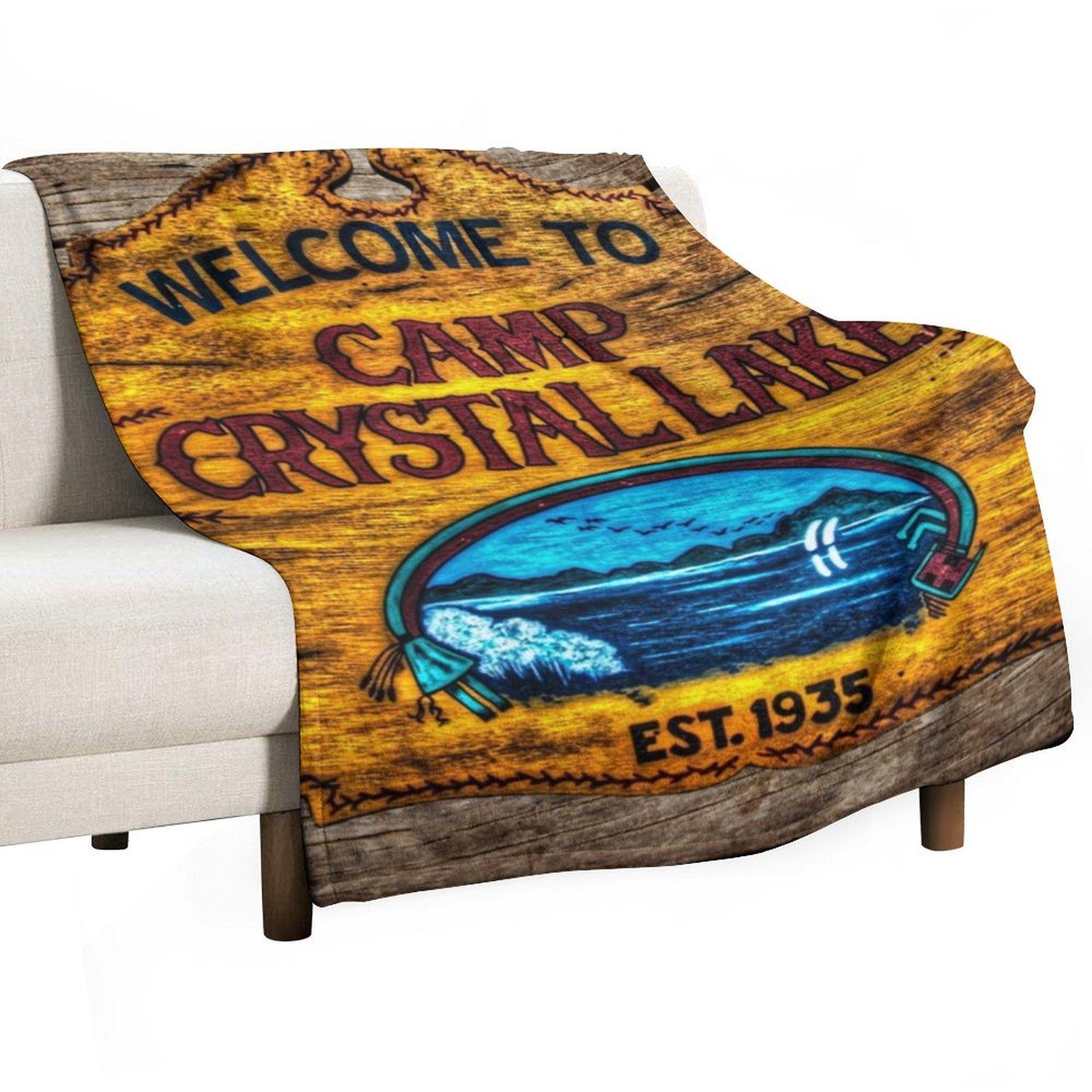 Camp Crystal Lake Throw Blanket Single Plaid Retros Decorative Sofas Blankets 30x40in
Camp Crystal Lake Throw Blanket Single Plaid Retros Decorative Sofas Blankets 30x40in